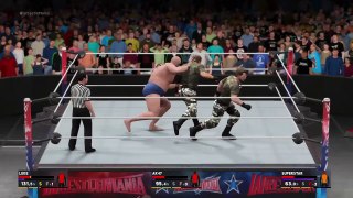 WWE 2k17  montage and some glitchs