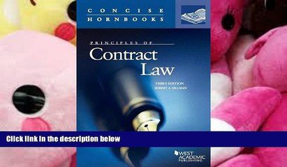 Download Video: PDF [FREE] DOWNLOAD  Principles of Contract Law (Concise Hornbook Series) #FOR IPAD