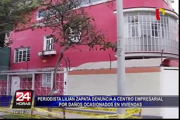Periodista denuncia a centro empresarial por daños ocasionados en viviendas