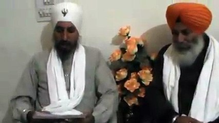 Panj Pyara Singh ---Bhai Satnam Singh Khandewala reading the decision taken on 6Dec2016
