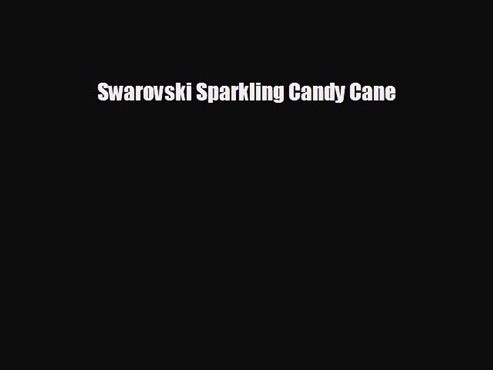 Swarovski Sparkling Candy Cane