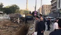 Sindh CM SYED MURAD ALI SHAH visit Tariq Road early morning (07 Dec 2016)