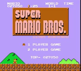 Super Mario Bros 1985 World 1-1