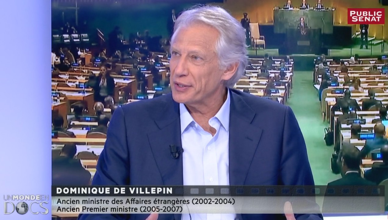 Réforme du conseil de sécurité de l'ONU - Dominique de Villepin - Un monde en docs