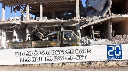 Download Video: Vidéo à 360 degrés dans les ruines d’Alep-Est