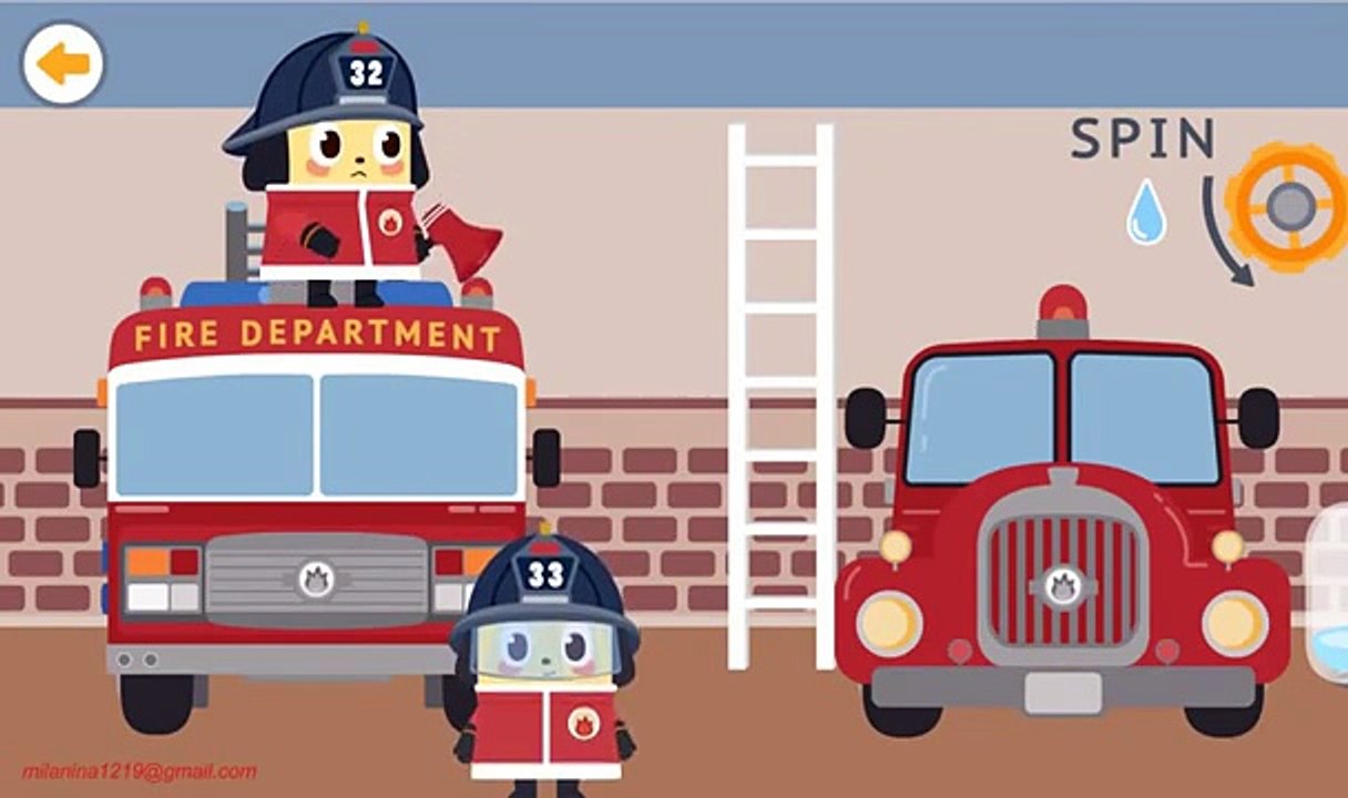 소방서 아기 게임 소방차 놀이 Fire station game! 유아교육놀이 Baby Game