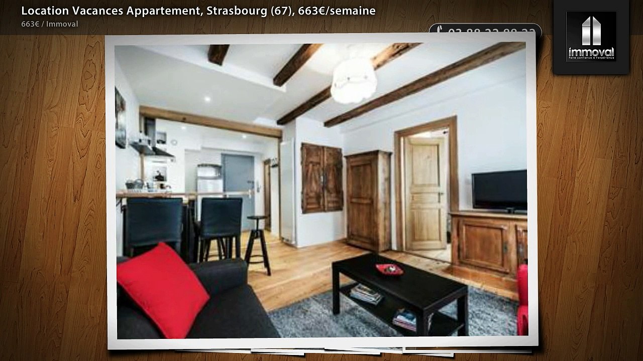 Location Vacances Appartement, Strasbourg (67), 663€/semaine
