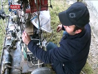 Hurda parçalarından robot tasarladı