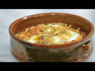 طاجن فول بالبيض والبسطرمة | نجلاء الشرشابي