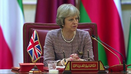 تيريزا ماي:علينا العمل للتصدي للتصرفات العدوانية لايران