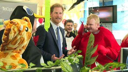 Prince Harry takes to the phones for ICAP charity day