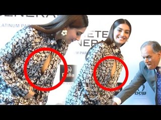 Sonam Kapoor's SHOCKING Wardrobe Malfunction OOPS Moment In Public