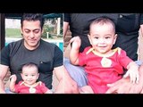 Salman Khan Playing With Sister Arpita's CUTE Son Aahil During Tubelight Shoot In Manali