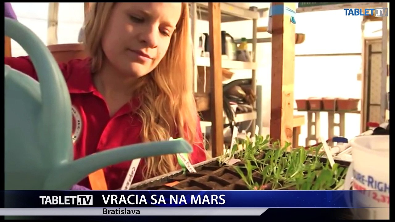 Slovenka na Marse vypestuje zeleninu a vyrobí tehly