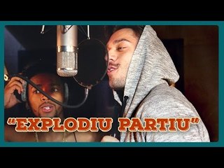 EXCLUSIVO: LUCAS LUCCO E NEGO DO BOREL NA GRAVAÇÃO DE "EXPLODIU PARTIU"