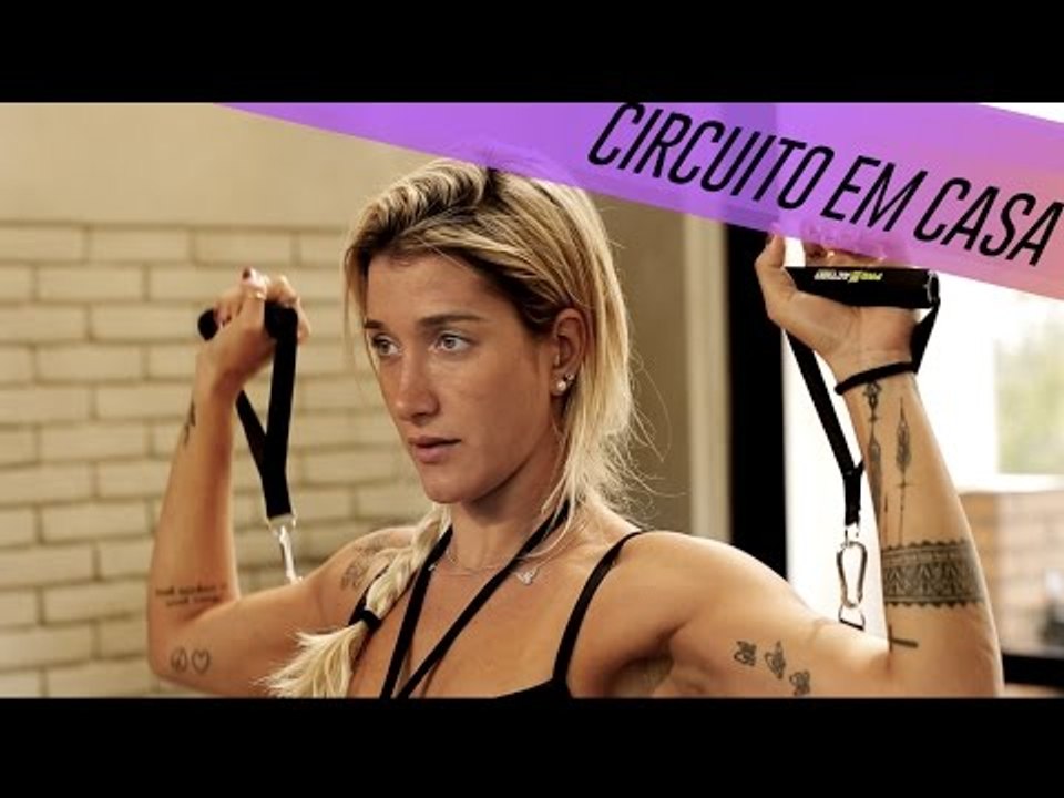 CIRCUITO DE EXERCÍCIOS DENTRO DE CASA COM GABRIELA PUGLIESI | NEVER STOPS