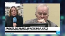 La perpétuité requise contre Ratko Mladic, 