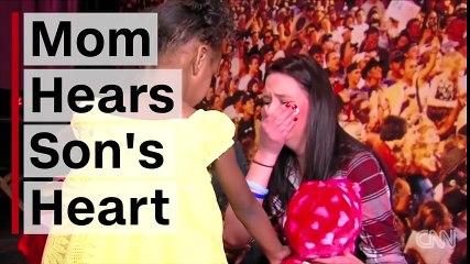 Mom hears son's heartbeat after his death