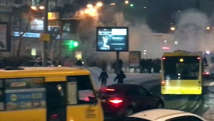 Affrontements entre les ultras du Dynamo Kiev et de Besiktas
