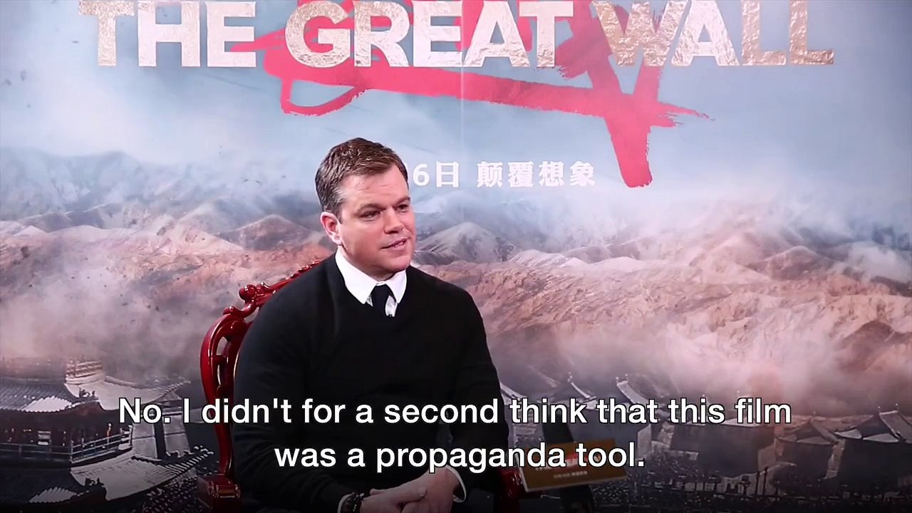 "The idea that I somehow took this role from a Chinese actor is just not true," says Matt Damon.