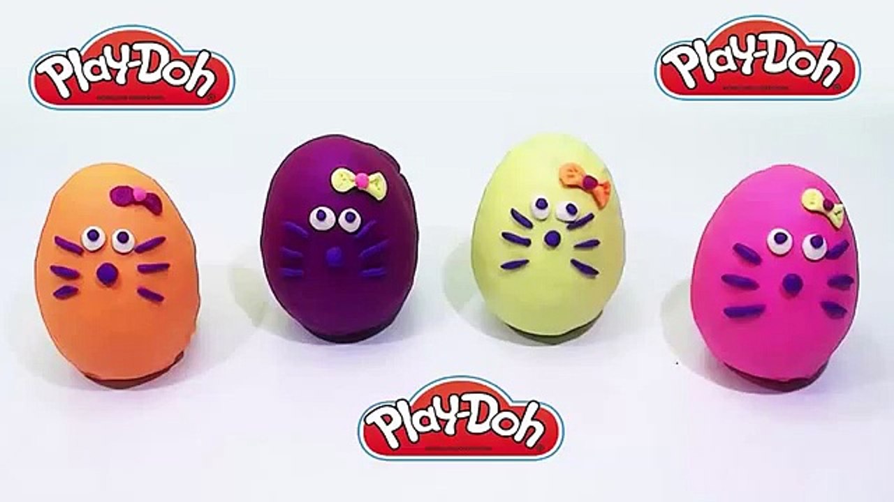 Oeufs Surprises !!! - Jouer Doh Intéressant Peppa Chat Cochon Español 2016