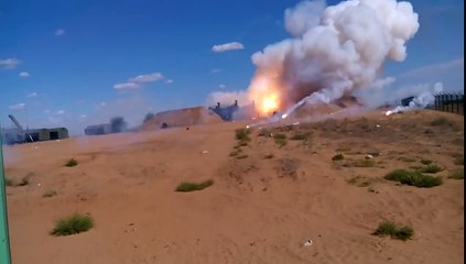 Rusia : tiro fallido de misil acaba destrozando el lanza-misil