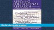 Hardcover Applying Educational Research: How to Read, Do, and Use Research to Solve Problems of