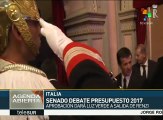 Italia:aprobación del presupuesto daría luz verde a la salida de Renzi