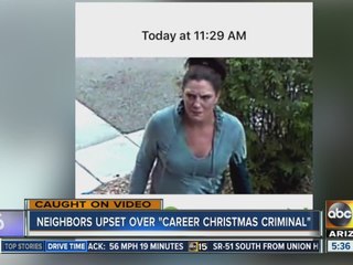 Neighbors upset over "Career Christmas Criminal"