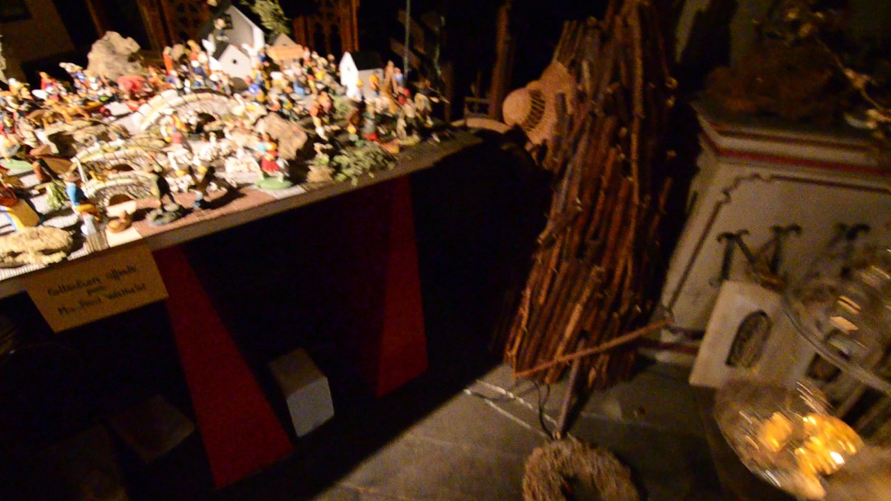 Santons aux Hivernales du jardin du curé (1/2)