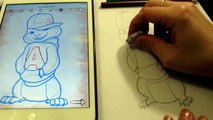 Рисуем Элвин и бурундуки Alvin Sevile Draw Alvin and the chipmunks Alvin Sevile