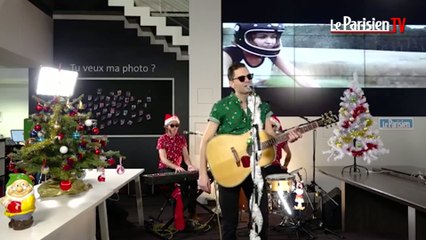 Gaspard Royant chante « I can't believe it's christmas » en live au Parisien