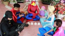 Spiderman Frozen Elsa Funny Prank Snow White Hulk Anna Spiderman Magic Fun Superheroes In Real Life (1)