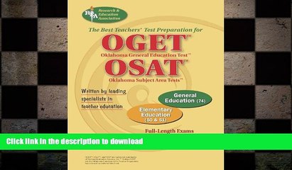 READ OGET/OSAT Oklahoma General Education   Subject Area Tests - Elementary Education (OGET / OSAT