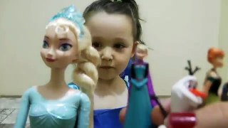 Huevo Sorpresa Gigante de Frozen Elsa Anna en Español Plastilina