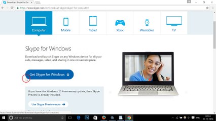 How To Download and Install Skype In Windows 10 - 2017 ?
