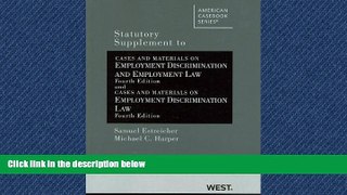 FAVORIT BOOK Statutory Supplement to Cases and Materials on Employment Discrimination and