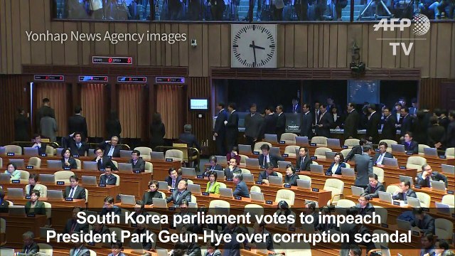S. Korea parliament impeaches scandal hit President Park