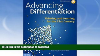 Pre Order Advancing Differentiation: Thinking and Learning for the 21st Century Full Book