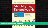 Audiobook Modifying Schoolwork, Third Edition (Teachers  Guides) Full Download