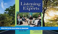 Pre Order Listening to the Experts: Students With Disabilities Speak Out  On Book