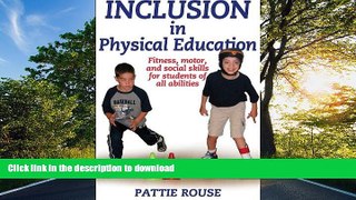 Pre Order Inclusion in Physical Education  On Book