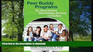 Audiobook Peer Buddy Programs for Successful Secondary School Inclusion  On Book