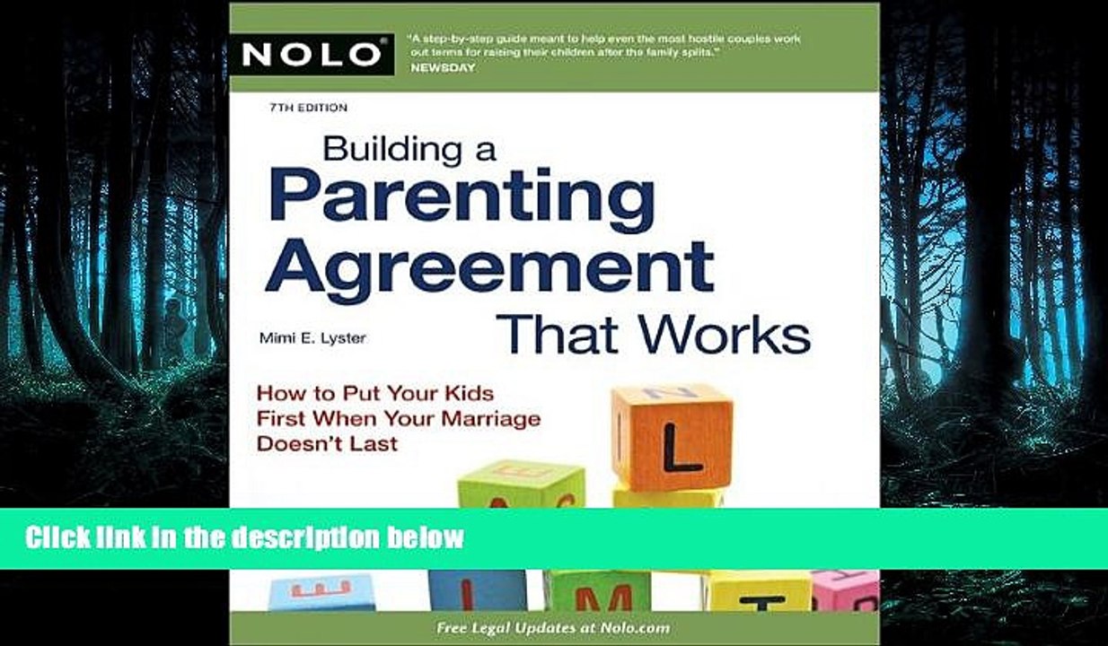 READ book Building a Parenting Agreement That Works: Child Custody Agreements Step by Step READ