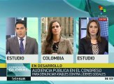 Congreso de Colombia las agresiones contra líderes sociales