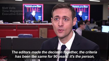 Time magazine: Trump 'clear choice' for Person of the Year