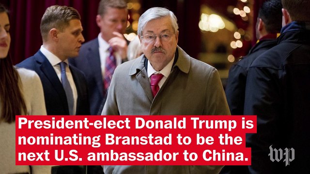 Trump taps Gov. Branstad for ambassador to China