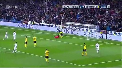 Benzema Goal - Real Madrid 1-0 Borussia Dortmund - 07.12.2016