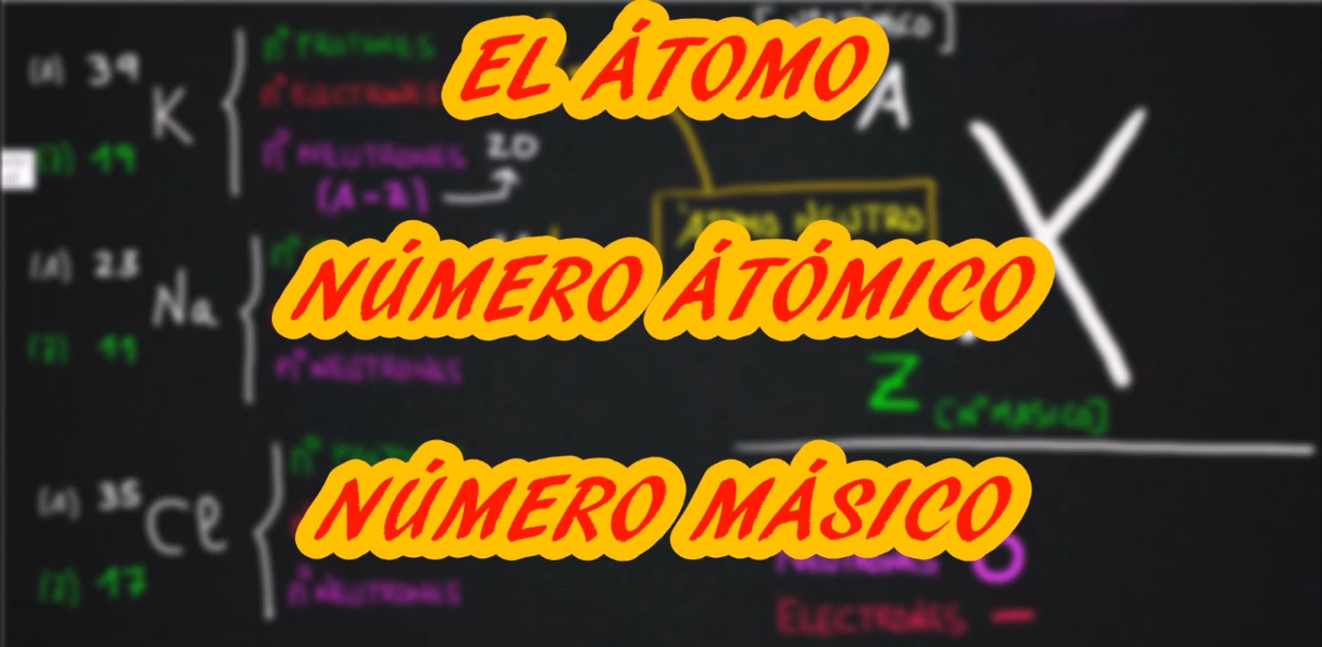 EL ÁTOMO [PROTONES, NEUTRONES, ELECTRONES]. NÚMERO ATÓMICO y NÚMERO MÁSICO