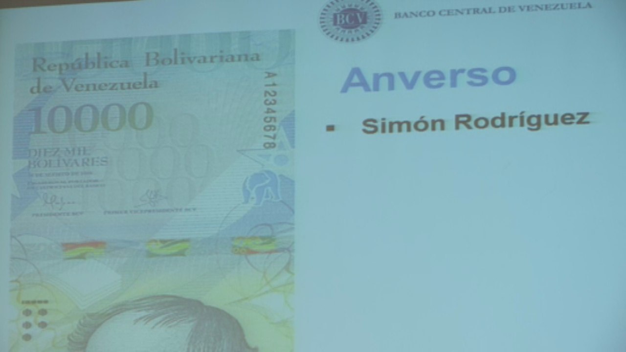 Nuevos billetes y monedas para hacer frente a la inflación venezolana